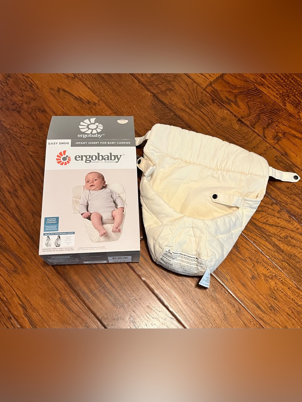 Ergobaby Infant Insert - Light Cream